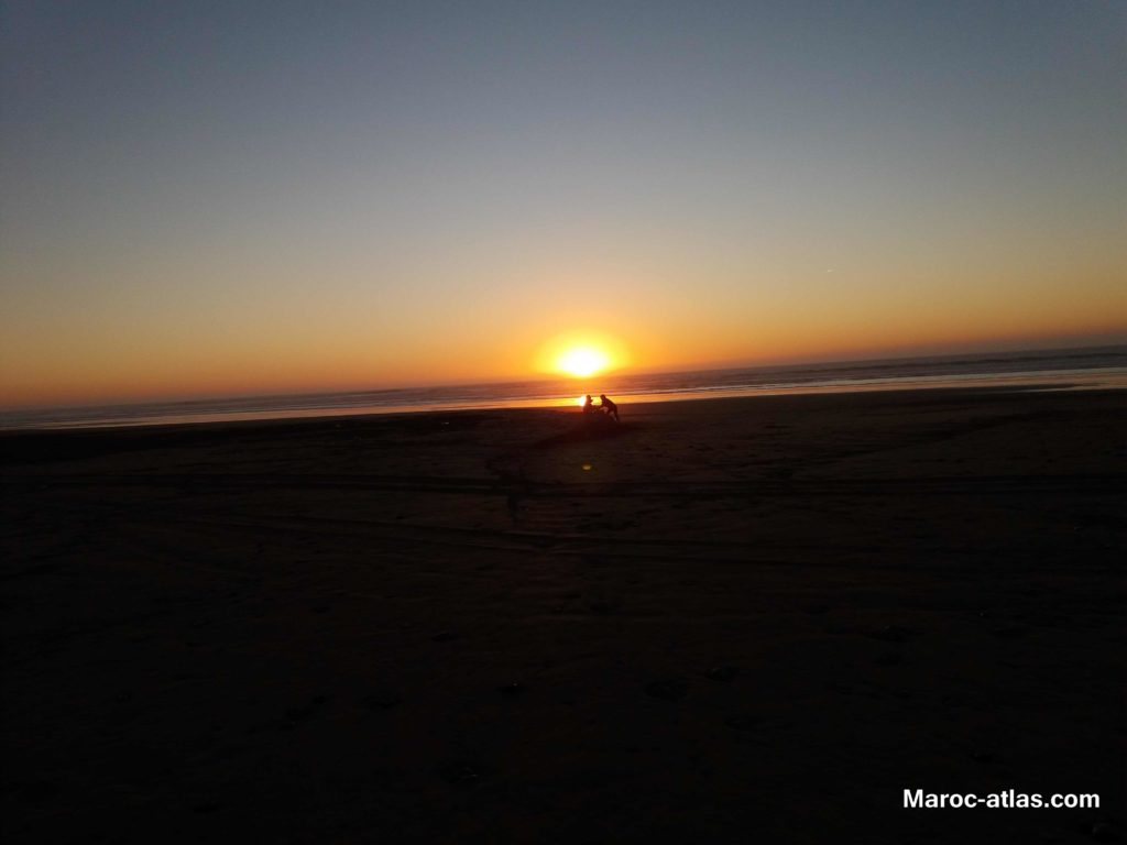 Maroc Atlas Coucher de soliel Sidi Kaouki-Janvier 2018